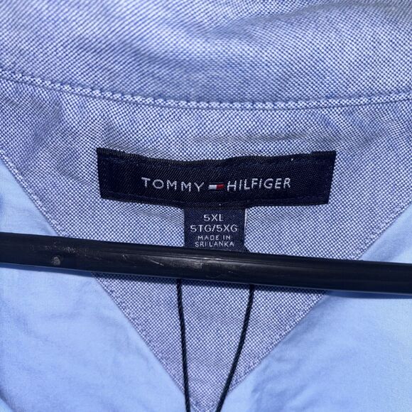 Mens Size 5XL Tommy Hilfiger Short Sleeve Button Down NWT - Picture 2 of 6